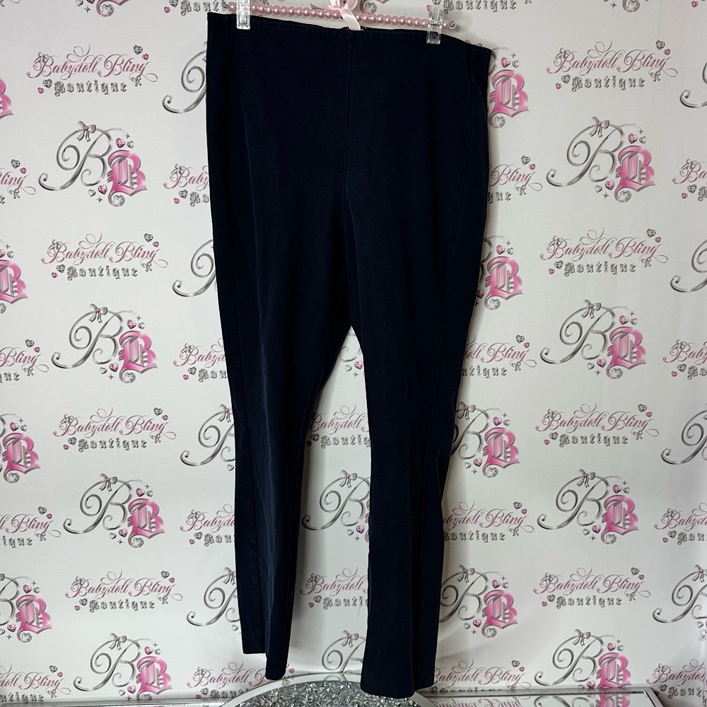 Rag & Bone pants stretchy tight skinny Midnight Blue Leggings